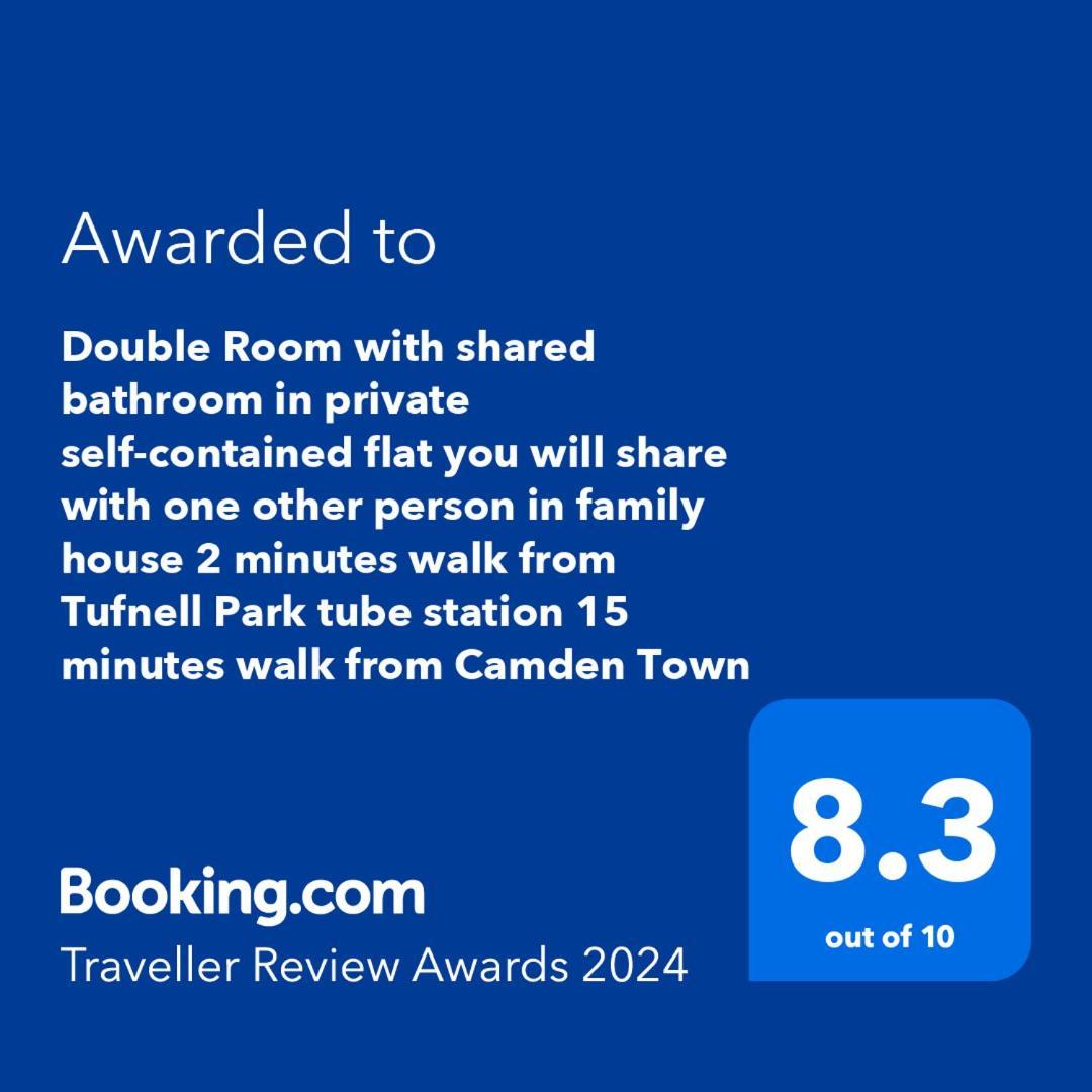 Self-Contained Flat On The 2Nd Floor You Will Share With One Other Guest, In A Family House 2 Minutes Walk From Tufnell Park Station 2Nd Floor With Stairs ロンドン エクステリア 写真